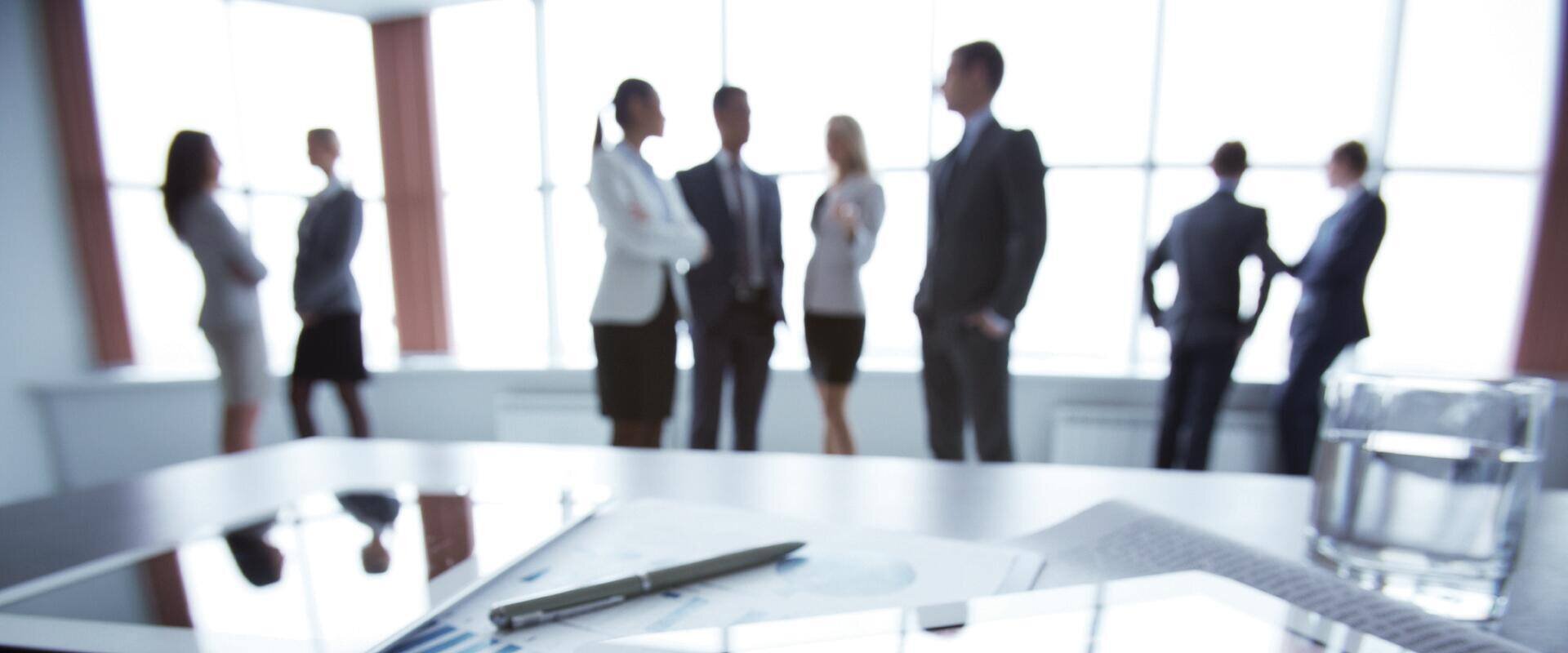 People in a meeting